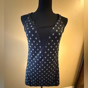 Lululemon Athletica Black Fitted Sleeveless Tank Top